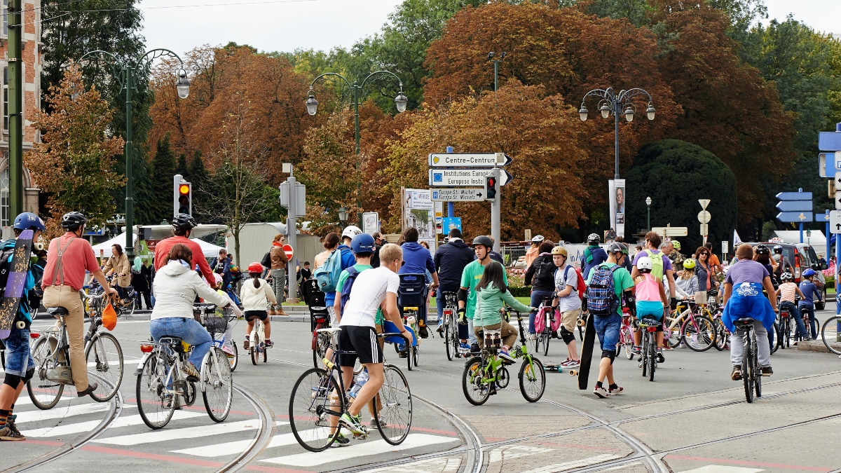 Carfree Day A sneakpeek of the future of urban mobility ECF